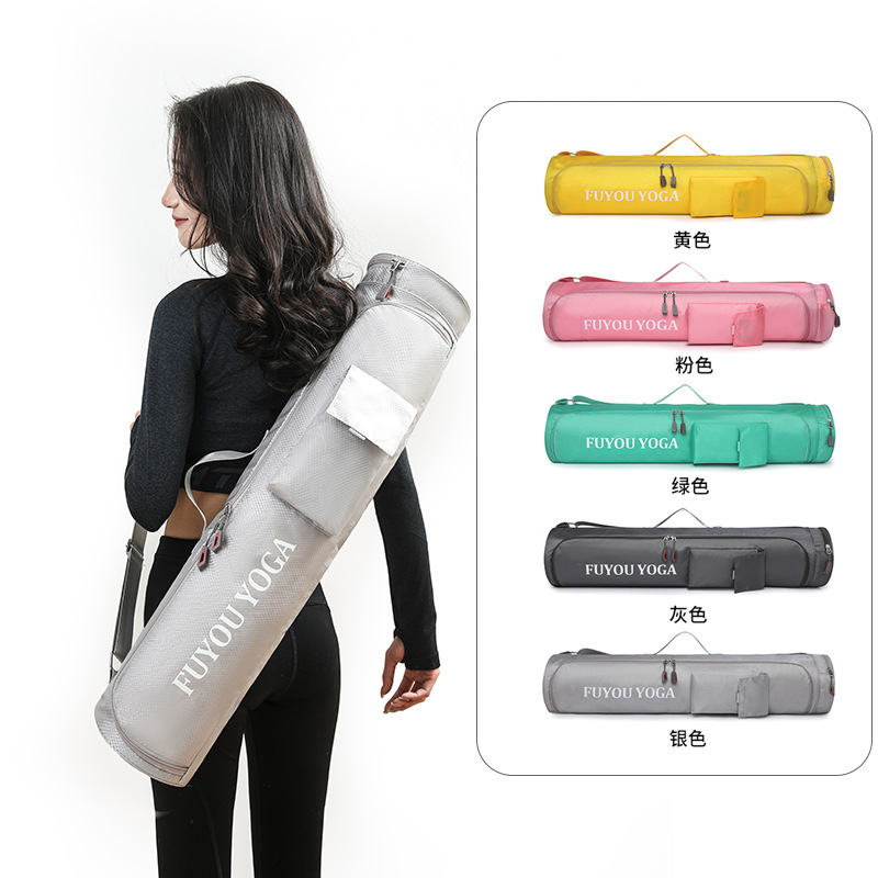 Pilates Yoga Gym - กระเป๋าใส่เสื่อโยคะความจุขนาดใหญ่ น้ำหนักเบา กันน้ำ กระเป๋าสะพายข้างสำหรับออกกำลังกาย แฟชั่น กระเป๋าหลายช่อง
