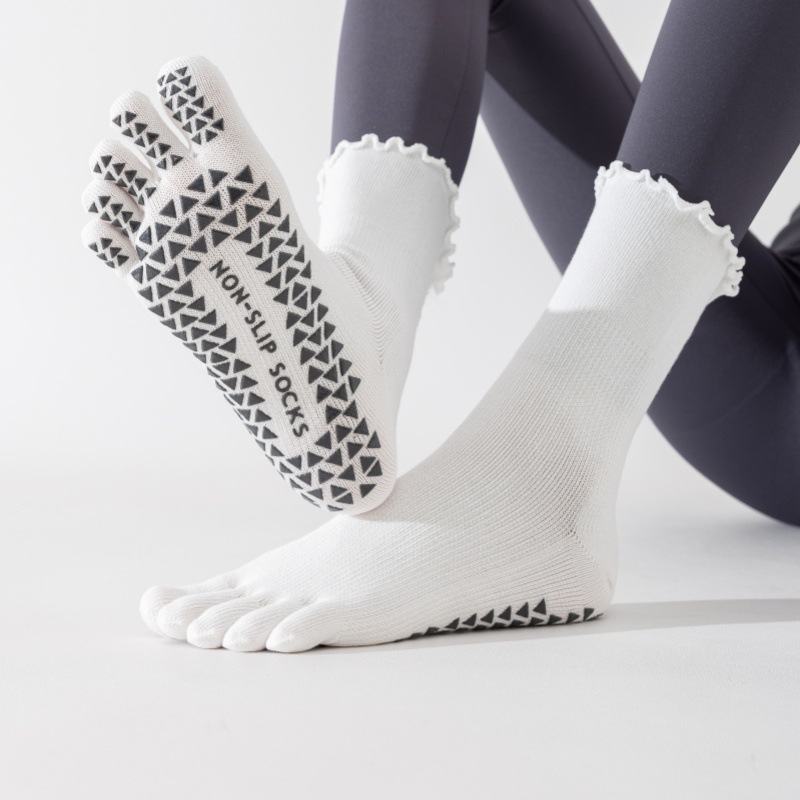 ถุงเท้าโยคะแบบมีปุ่มกันลื่น สำ - Pilates Yoga Gym บทวิจารณ์และราคา