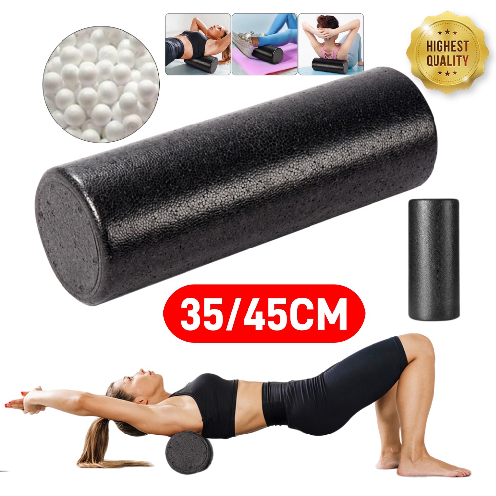 ลูกกลิ้งโฟมโยคะขนาด 35/45 ซม.  - Pilates Yoga Roller บทวิจารณ์และราคา