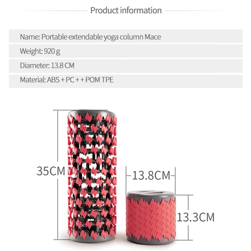 ใหม่ Telescopic Roller คอลัมน์ - Pilates Yoga Roller บทวิจารณ์และราคา
