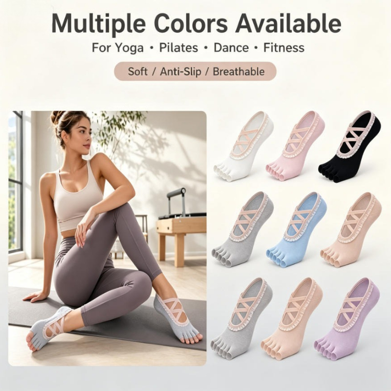 ถุงเท้าพิลาทิสสำหรับผู้หญิง กั - Pilates Yoga And Barre บทวิจารณ์และราคา
