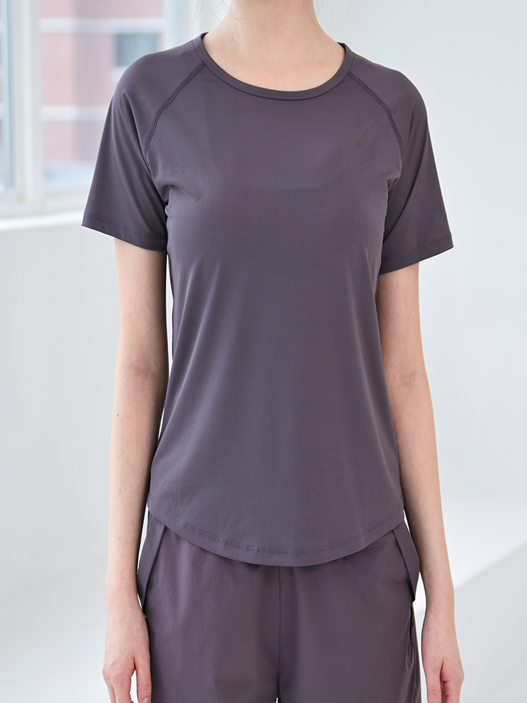 เสื้อยืดโยคะบางระบายอากาศได้ดี - Pilates Yoga Morning บทวิจารณ์และราคา