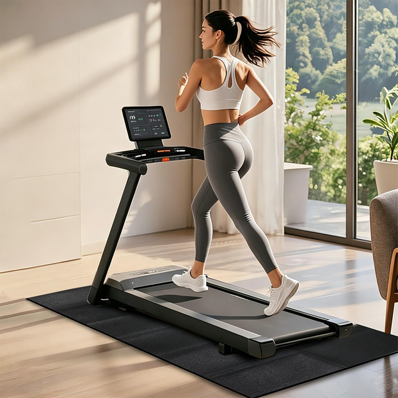 แผ่นรองพื้นลู่วิ่งไฟฟ้า ดูดซับ - Pilates Yoga Gym บทวิจารณ์และราคา