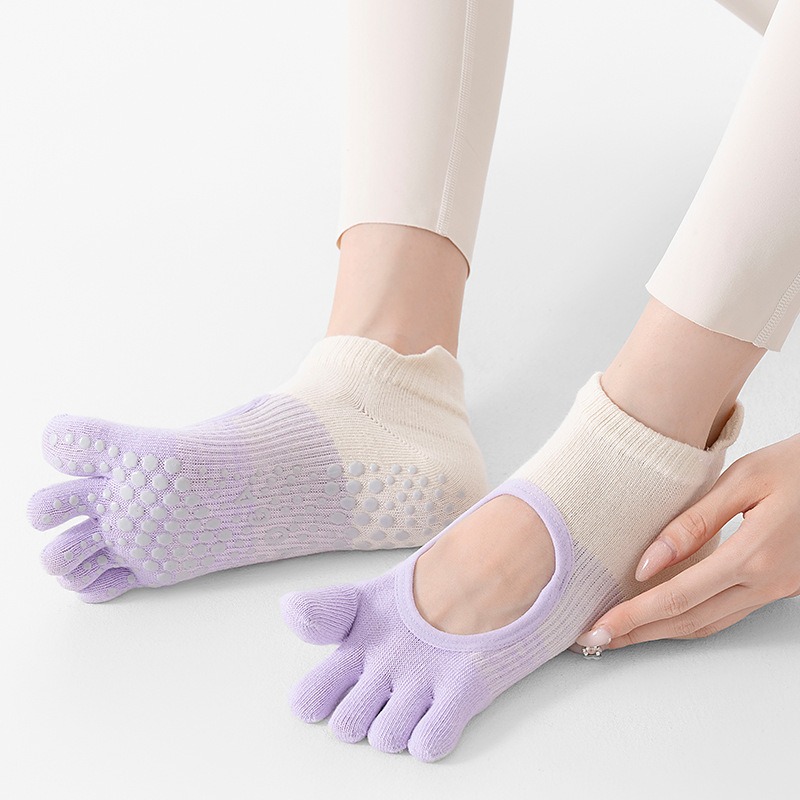 ถุงเท้าโยคะสำหรับผู้หญิง แบบแย - Pilates Yoga And Barre บทวิจารณ์และราคา