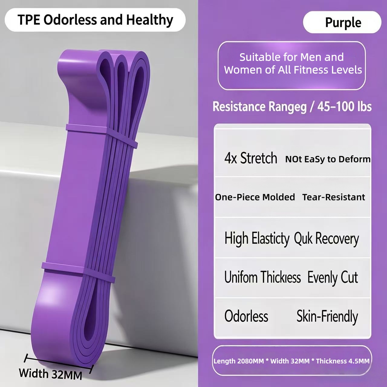สายยางยืดออกกำลังกาย TPE 6 ระด - Pilates Yoga Difference บทวิจารณ์และราคา