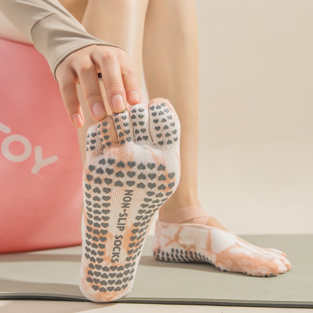 ถุงเท้าผู้หญิงแบบห้านิ้วสำหรับ - Pilates Yoga And Barre บทวิจารณ์และราคา
