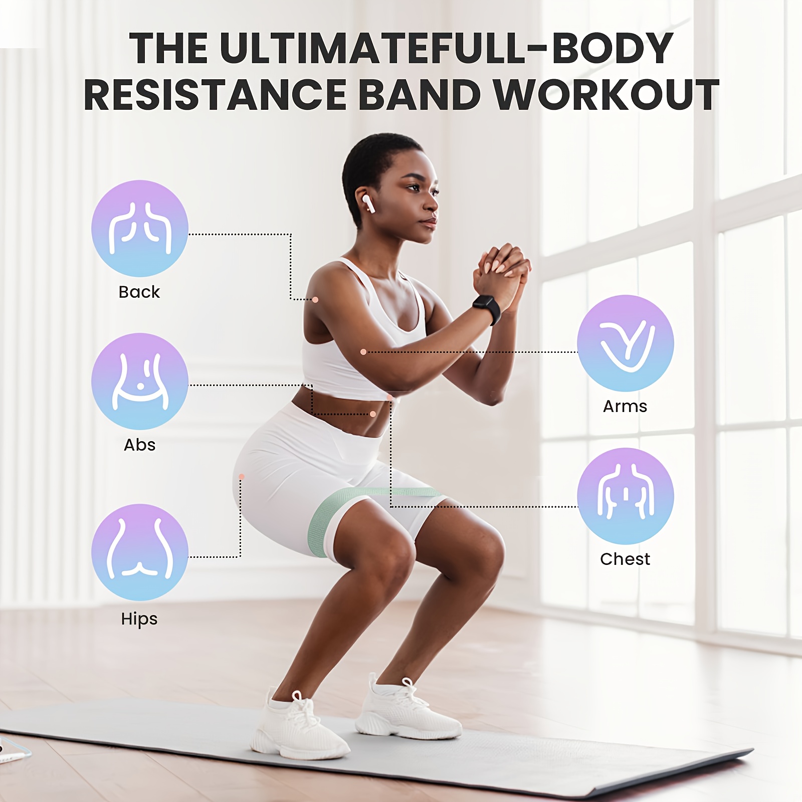 1 ชิ้น/4 ชิ้นยางยืดออกกำลังกาย - Pilates Yoga Core บทวิจารณ์และราคา