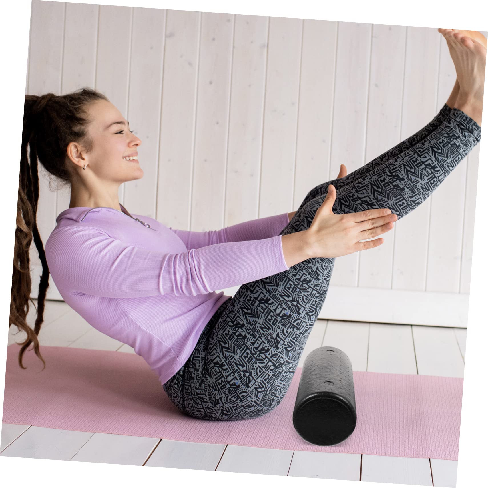 ลูกกลิ้งโฟมโยคะ EPP แบบพกพา สำ - Pilates Yoga Roller บทวิจารณ์และราคา