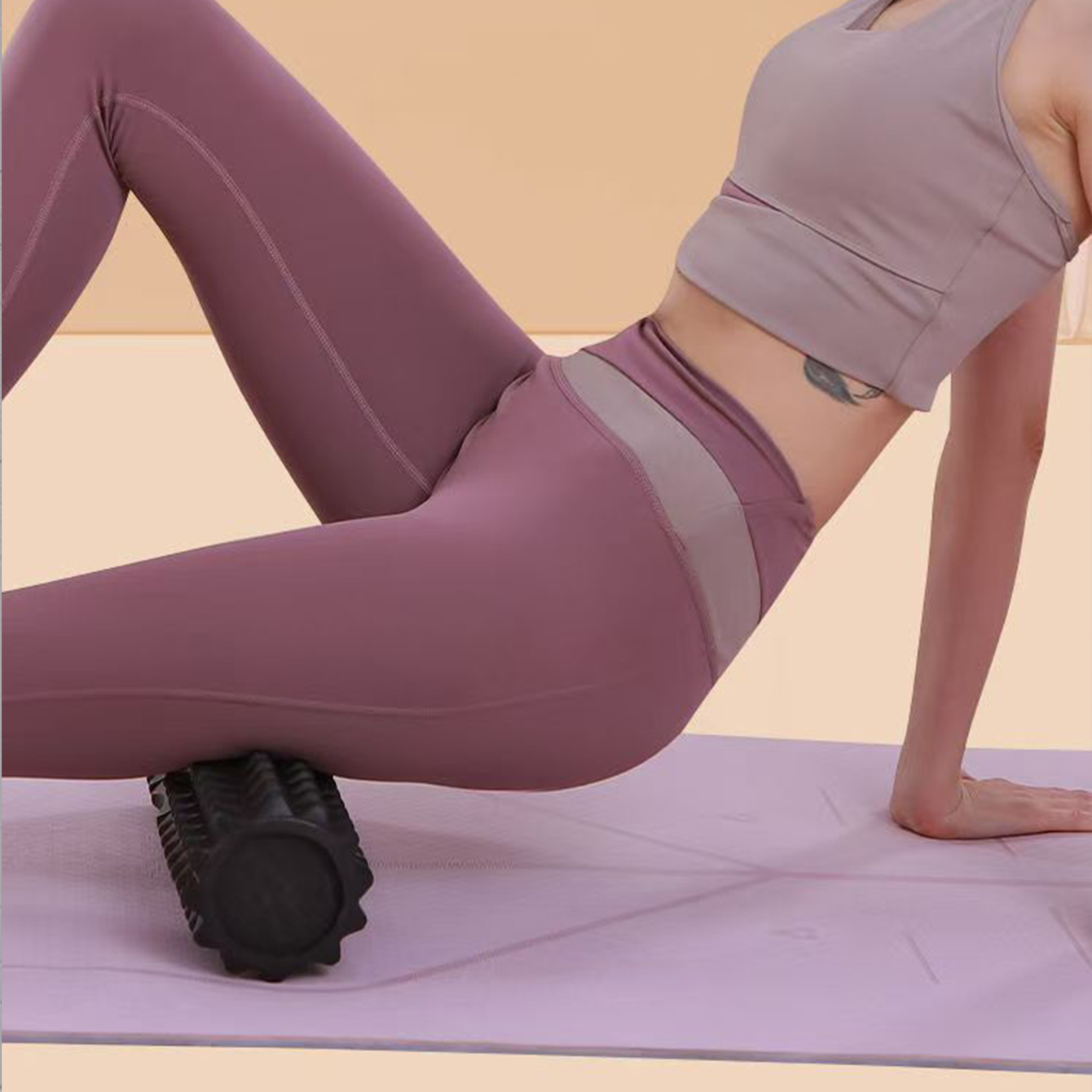 ชุดโฟมโรลเลอร์และบล็อกโยคะ ขนา - Pilates Yoga Roller บทวิจารณ์และราคา