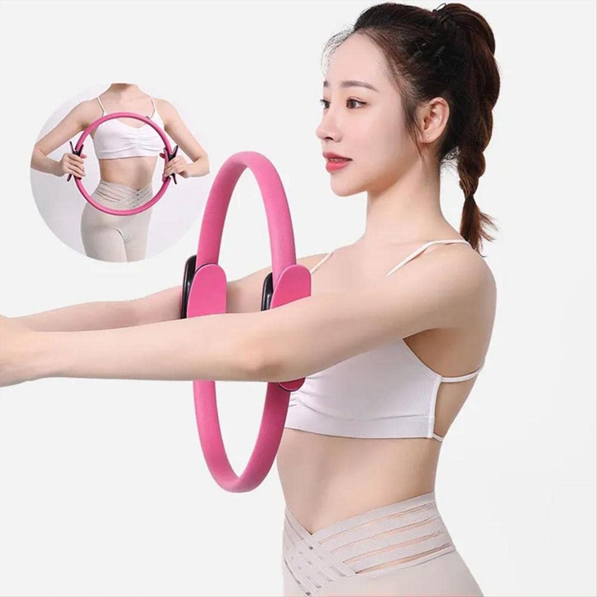 วงแหวนพิลาทิส ABST สำหรับบริหา - Pilates Yoga For Weight Loss บทวิจารณ์และราคา