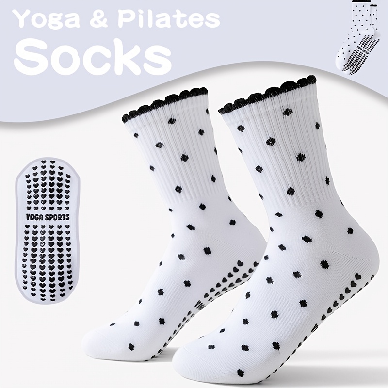 ถุงเท้าโยคะสำหรับผู้หญิง สีขาว - Pilates Yoga And Barre บทวิจารณ์และราคา