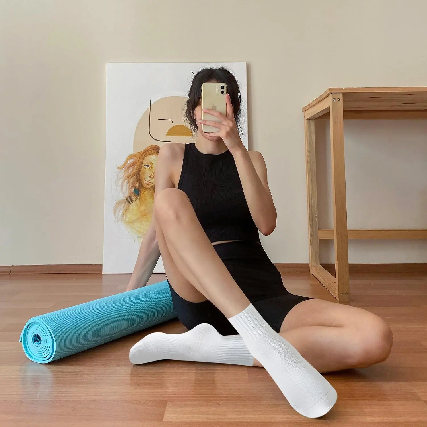ถุงเท้าโยคะสำหรับผู้หญิง 4 คู่ - Pilates & Yoga En Talavera Raquel Díaz บทวิจารณ์และราคา