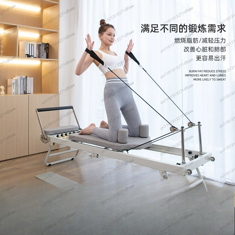 เครื่องพิลาทิสแบบพับได้ขนาดใหญ - Pilates Yoga For Weight Loss บทวิจารณ์และราคา