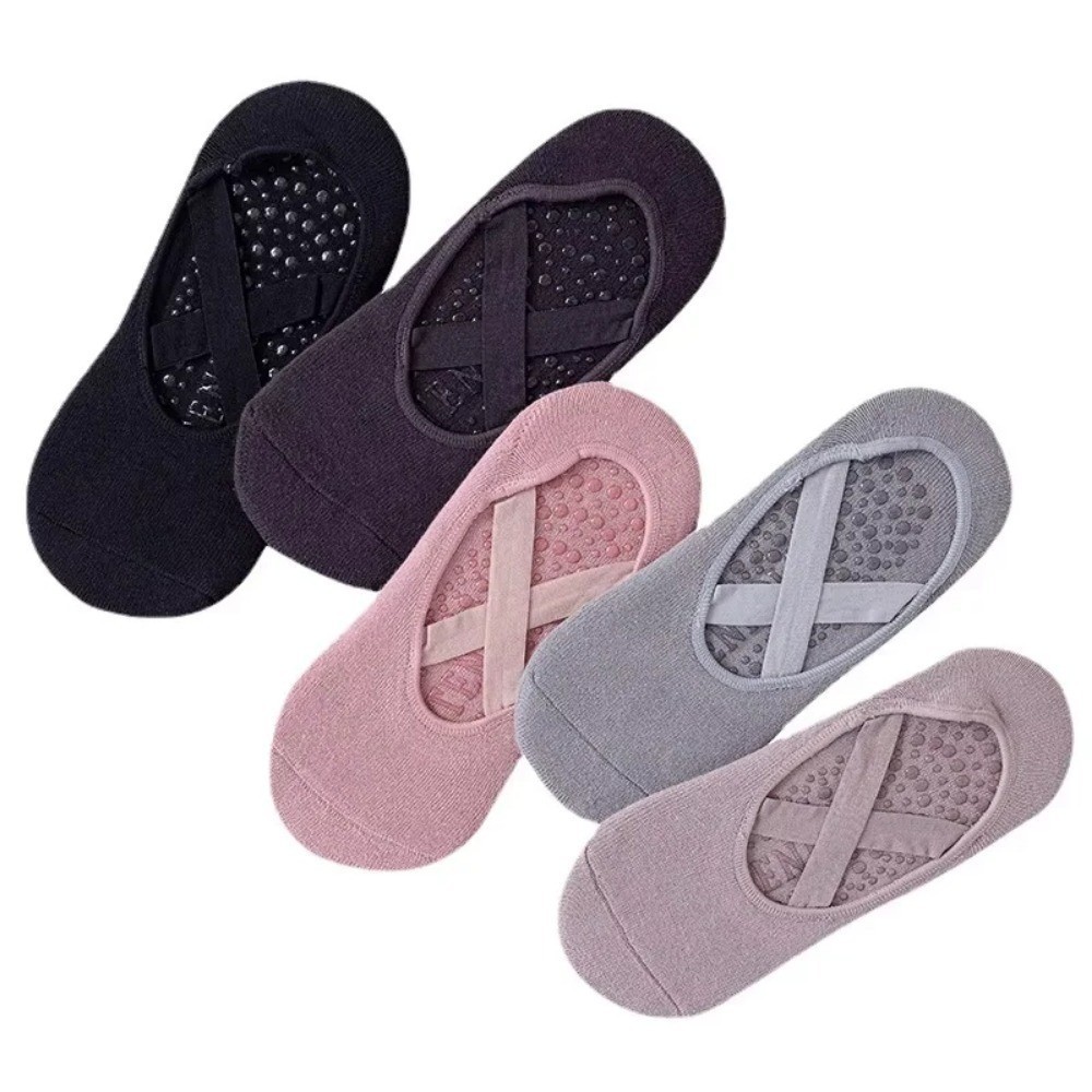 1/3 คู่ ถุงเท้าโยคะ ผู้หญิง ผ้ - Pilates Yoga And Barre บทวิจารณ์และราคา