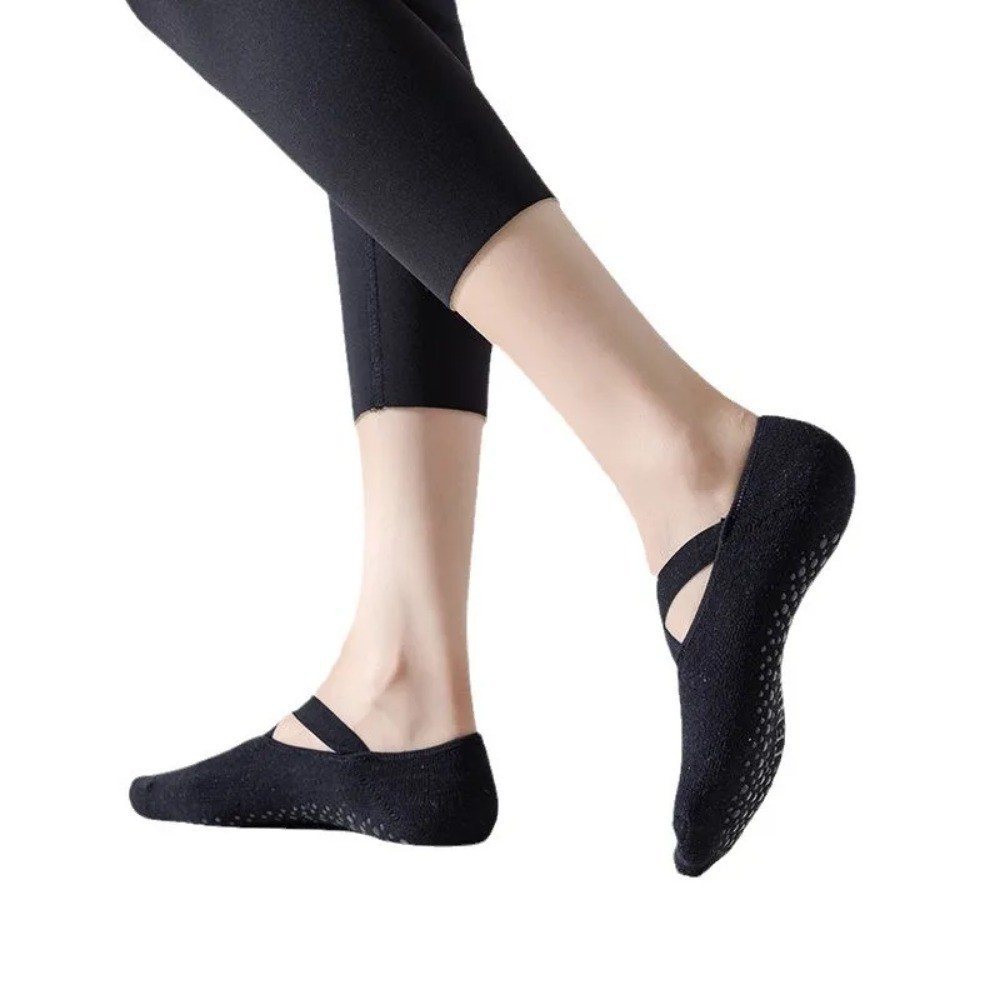 1/3 คู่ ถุงเท้าโยคะ ผู้หญิง ผ้ - Pilates Yoga And Barre บทวิจารณ์และราคา