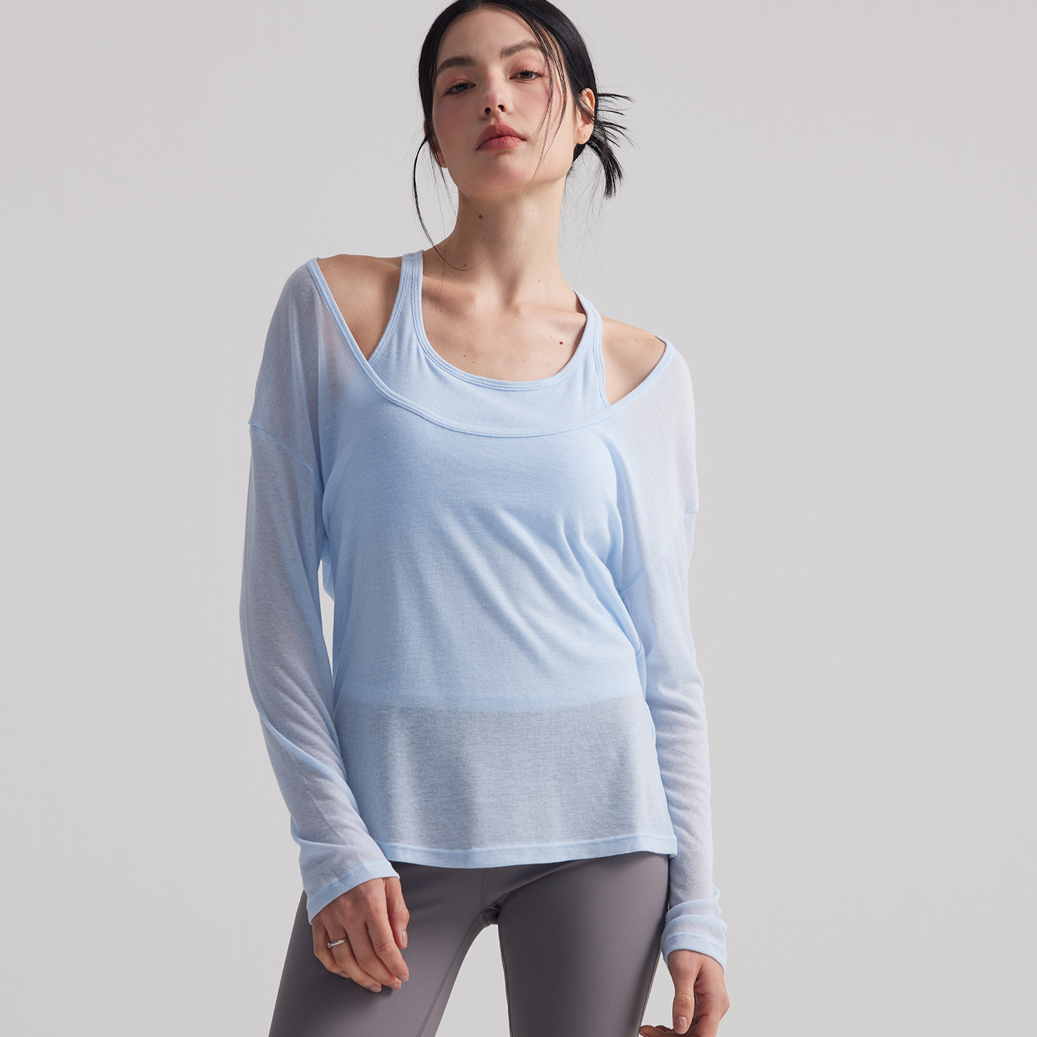 เสื้อคลุมโยคะแขนยาวสำหรับผู้หญ - Pilates Yoga Gym บทวิจารณ์และราคา