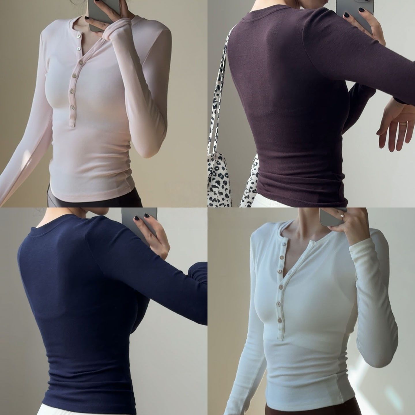 ชุดออกกำลังกายฤดูใบไม้ร่วง เสื - Pilates Yoga Morning บทวิจารณ์และราคา