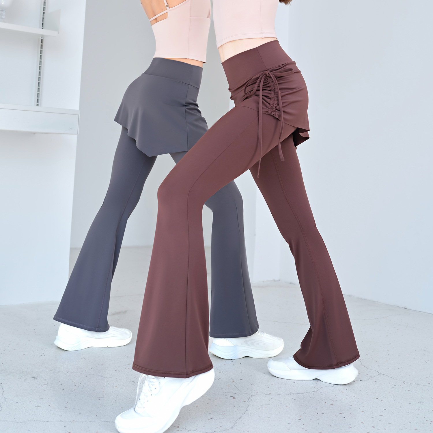 กระโปรงโยคะทรงเอวสูงสำหรับผู้ห - Pilates Yoga Roma บทวิจารณ์และราคา