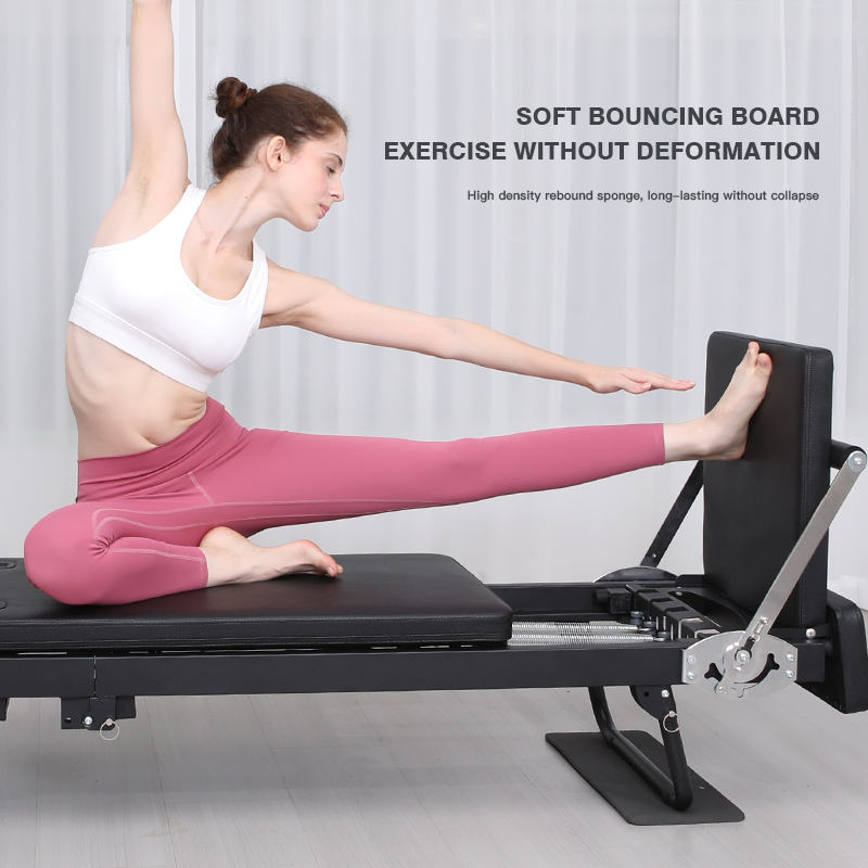 เครื่องปฏิรูปพิลาทิสแบบพับได้ข - Pilates Yoga For Weight Loss บทวิจารณ์และราคา